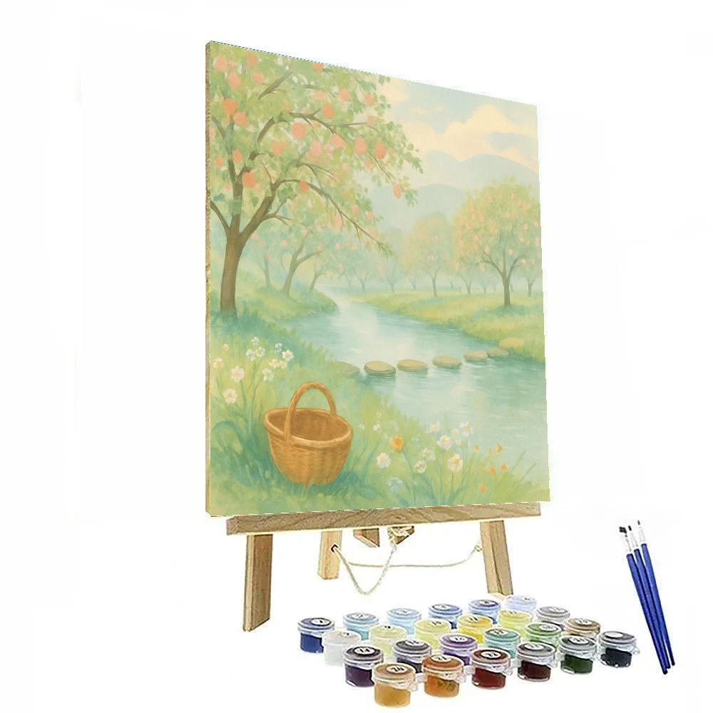 Riverbend Orchard Morning Paint by numbers kits