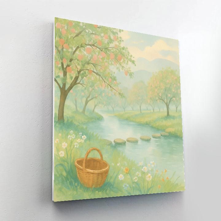 Riverbend Orchard Morning Paint by numbers kits