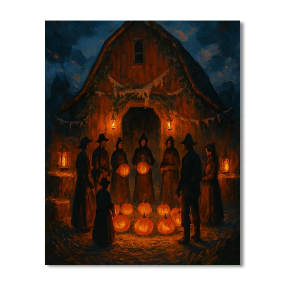 Harvest Moon Barn Ritual Paint by numbers kits