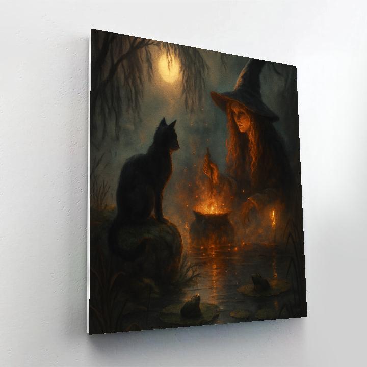 Willow Witch Pond paint by color