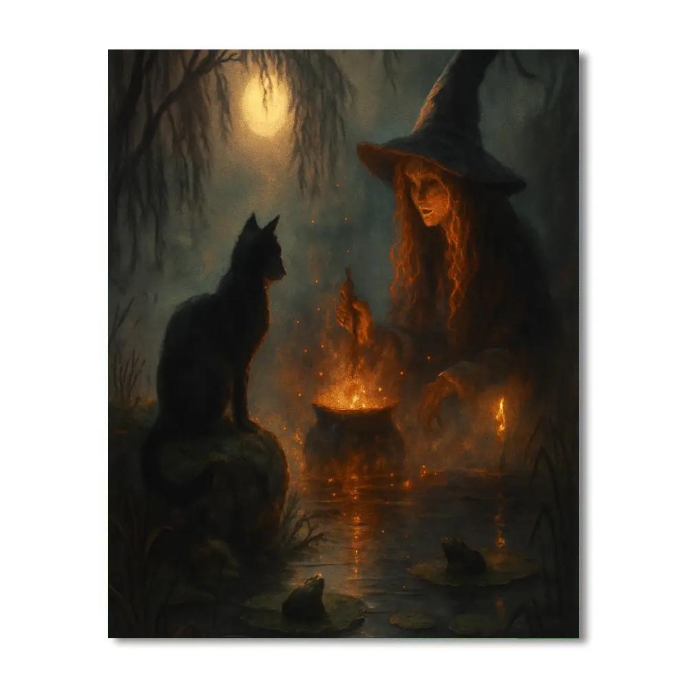 Willow Witch Pond paint by color