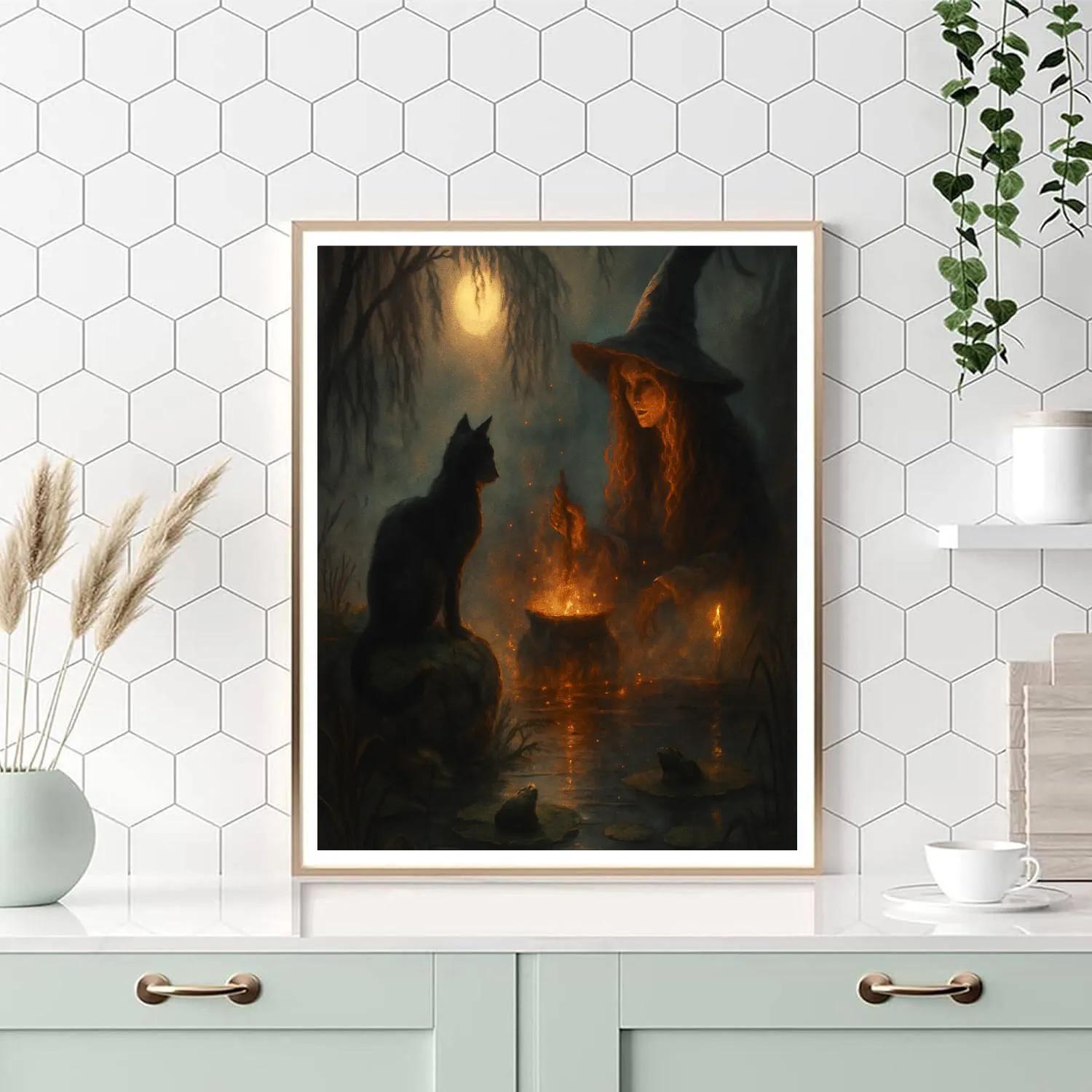 Willow Witch Pond paint by color