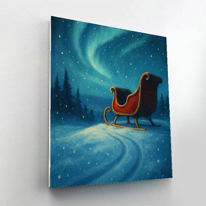 Sleigh Ridge Aurora paint by color