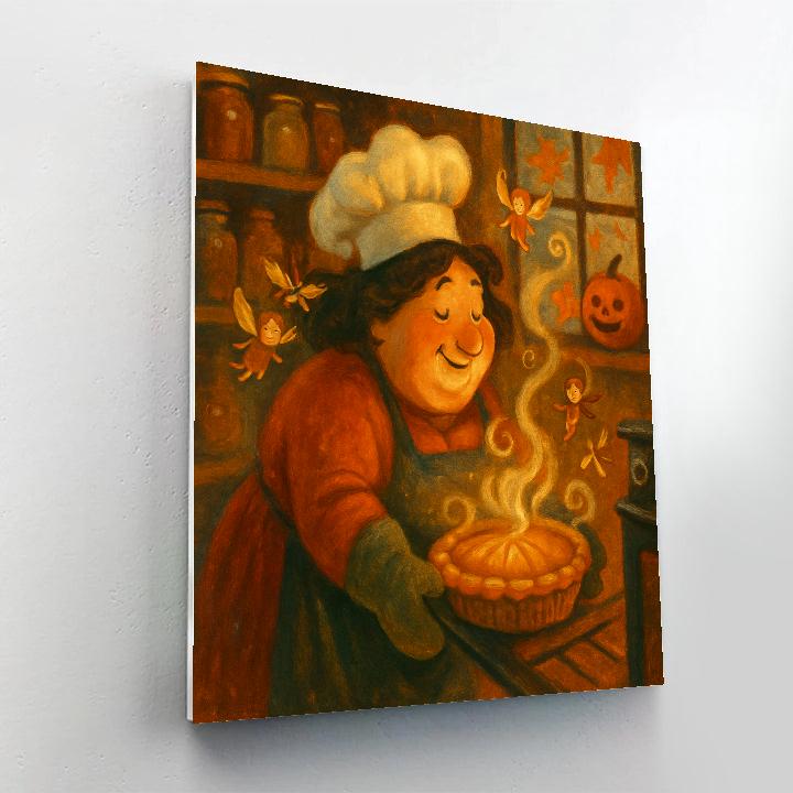 Bakers Midnight Pumpkin Pie Paint by numbers kits