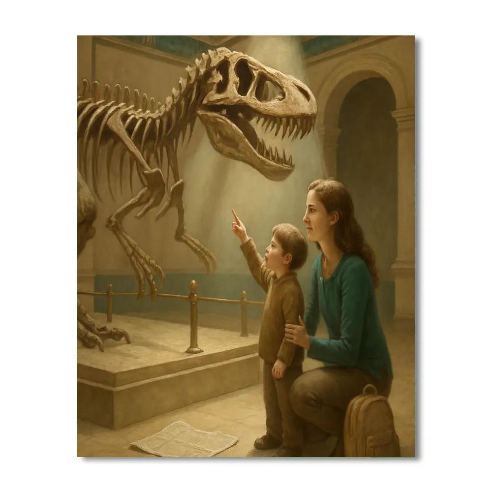 Museum Discovery Day Paint by numbers kits