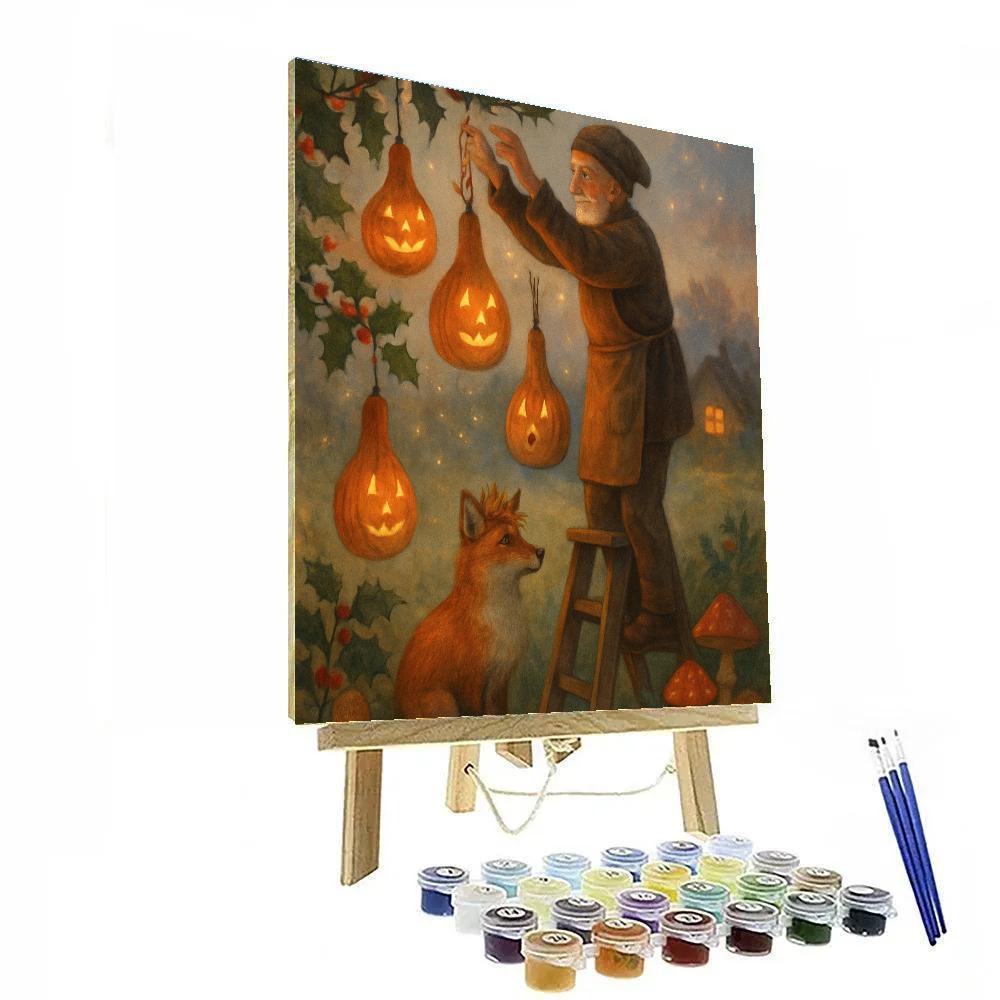 The Lantern-Makers Garden paint by number