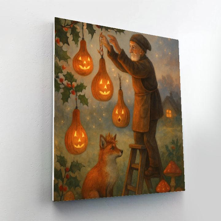 The Lantern-Makers Garden paint by number