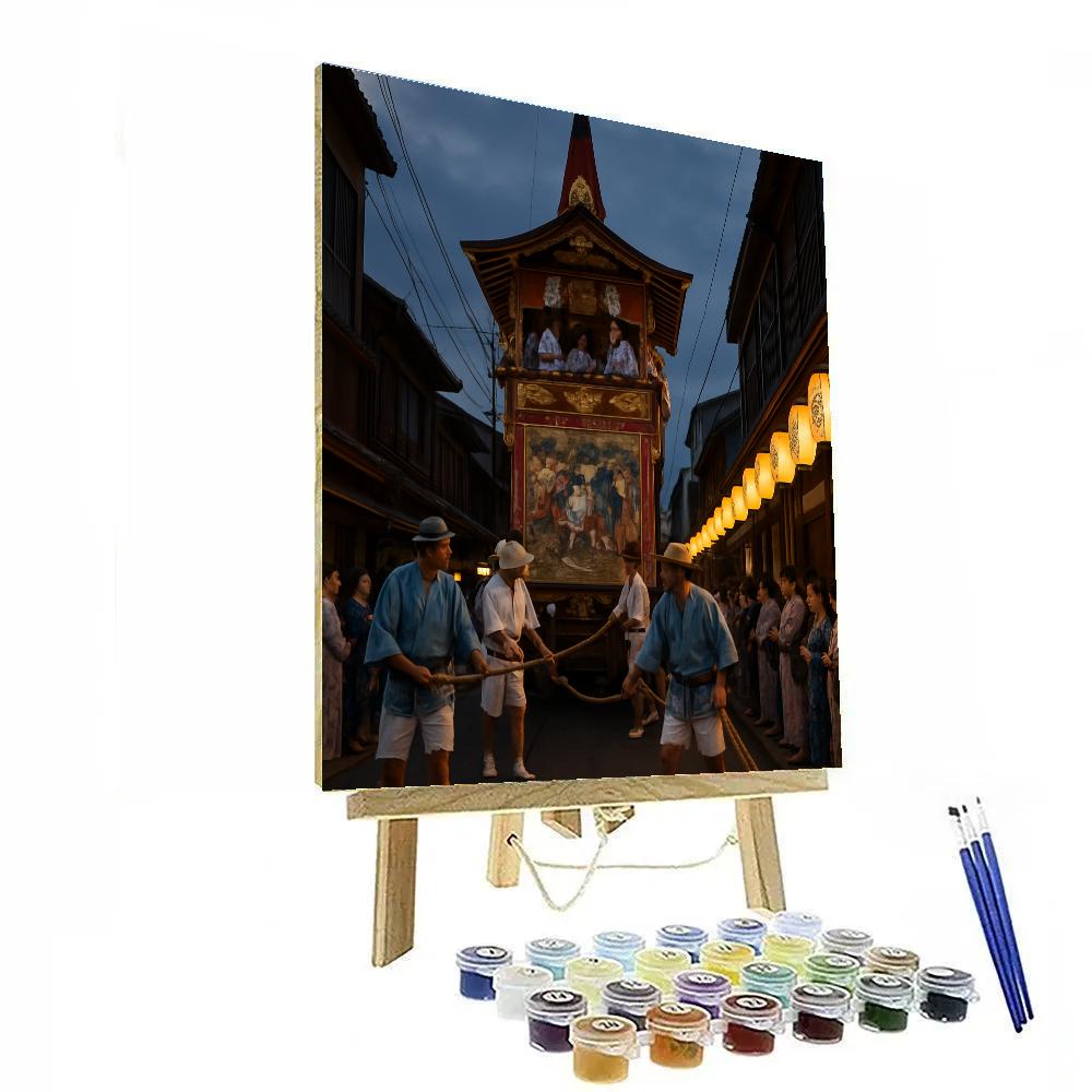 Gion Matsuri Yamaboko Float Parade DIY paint by numbers