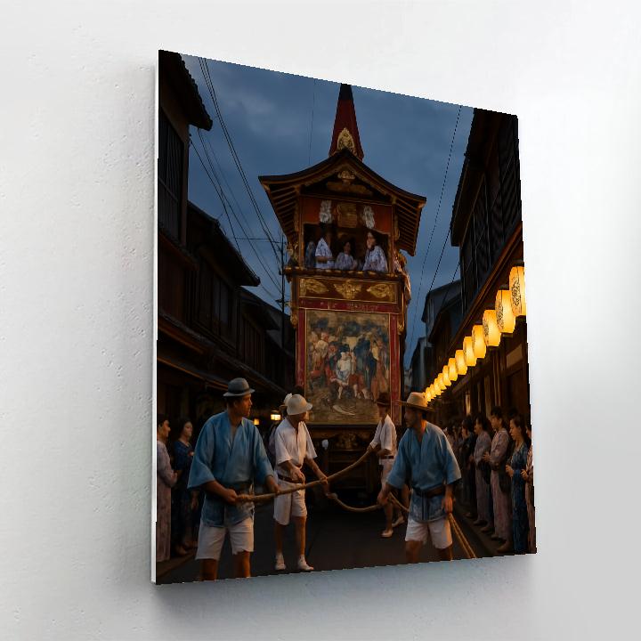 Gion Matsuri Yamaboko Float Parade DIY paint by numbers