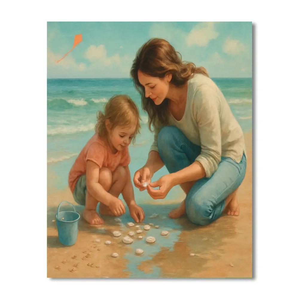 Seaside Shell Collection Paint by numbers kits