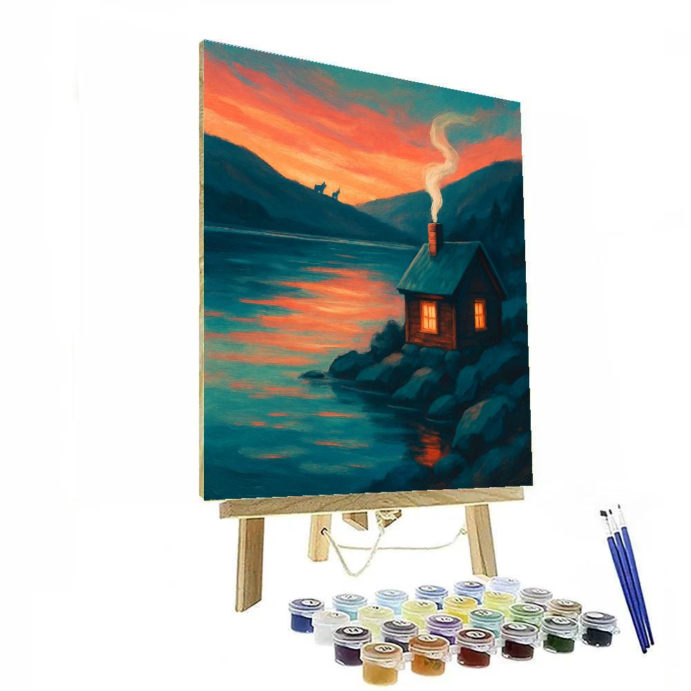 Sapphire Cabin Afterglow paint by color