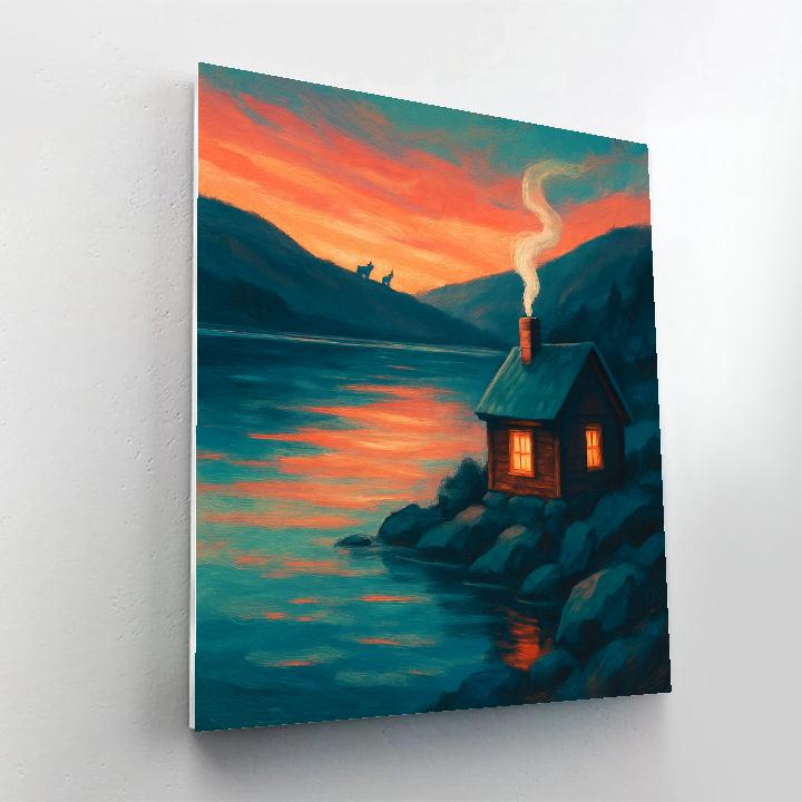 Sapphire Cabin Afterglow paint by color