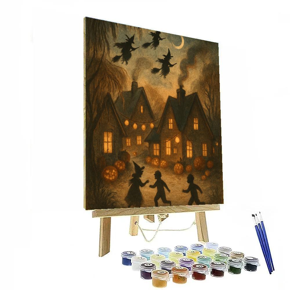 Lantern Festival At Witch Hollow Numbered painting kits