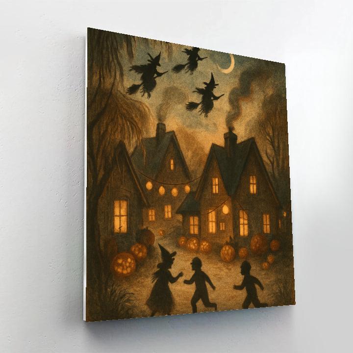 Lantern Festival At Witch Hollow Numbered painting kits