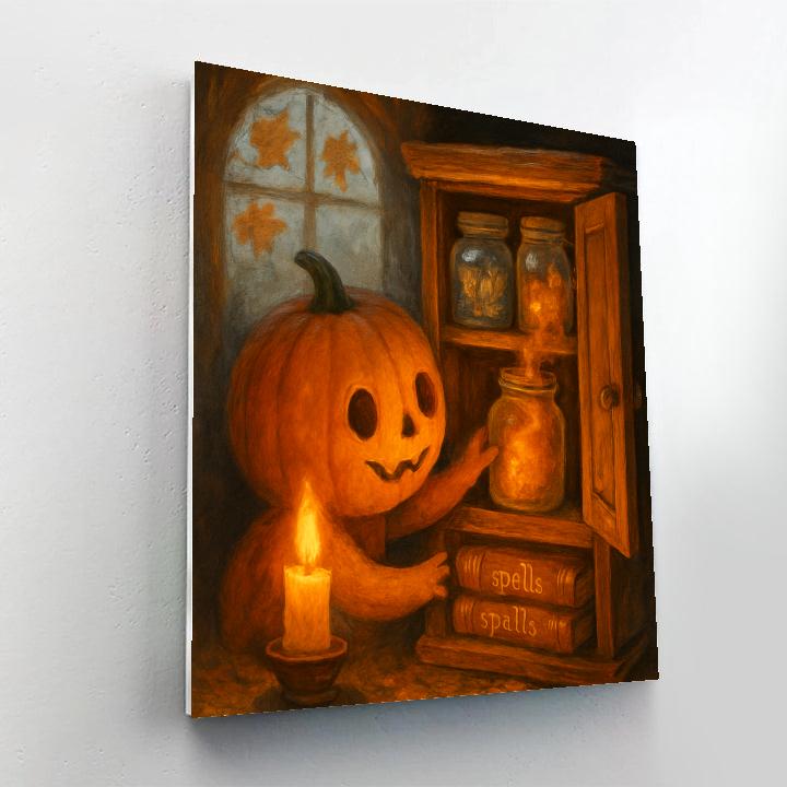 Cupboard Of Quiet Spells painting number kit