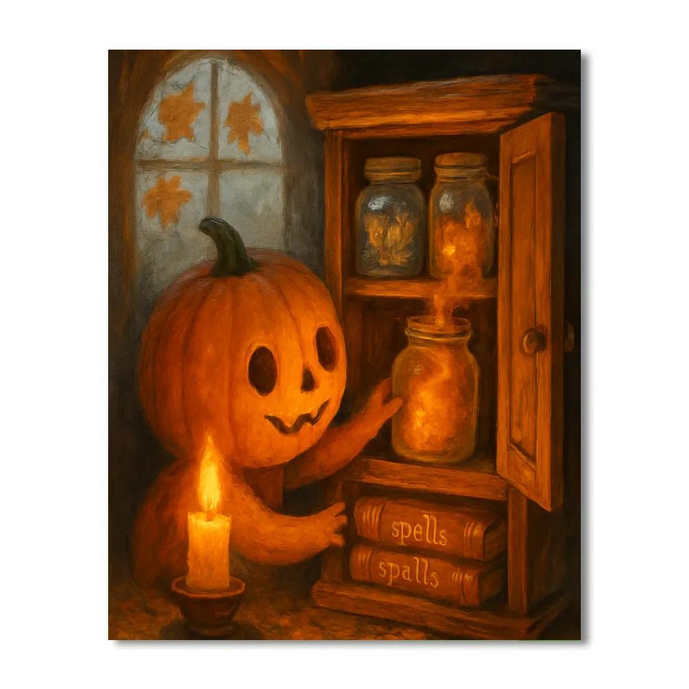 Cupboard Of Quiet Spells painting number kit