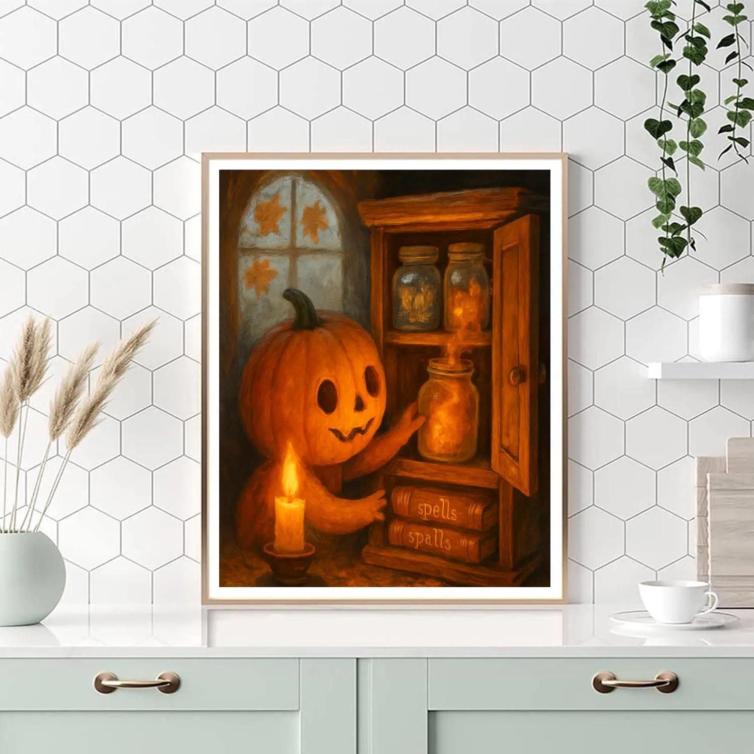 Cupboard Of Quiet Spells painting number kit