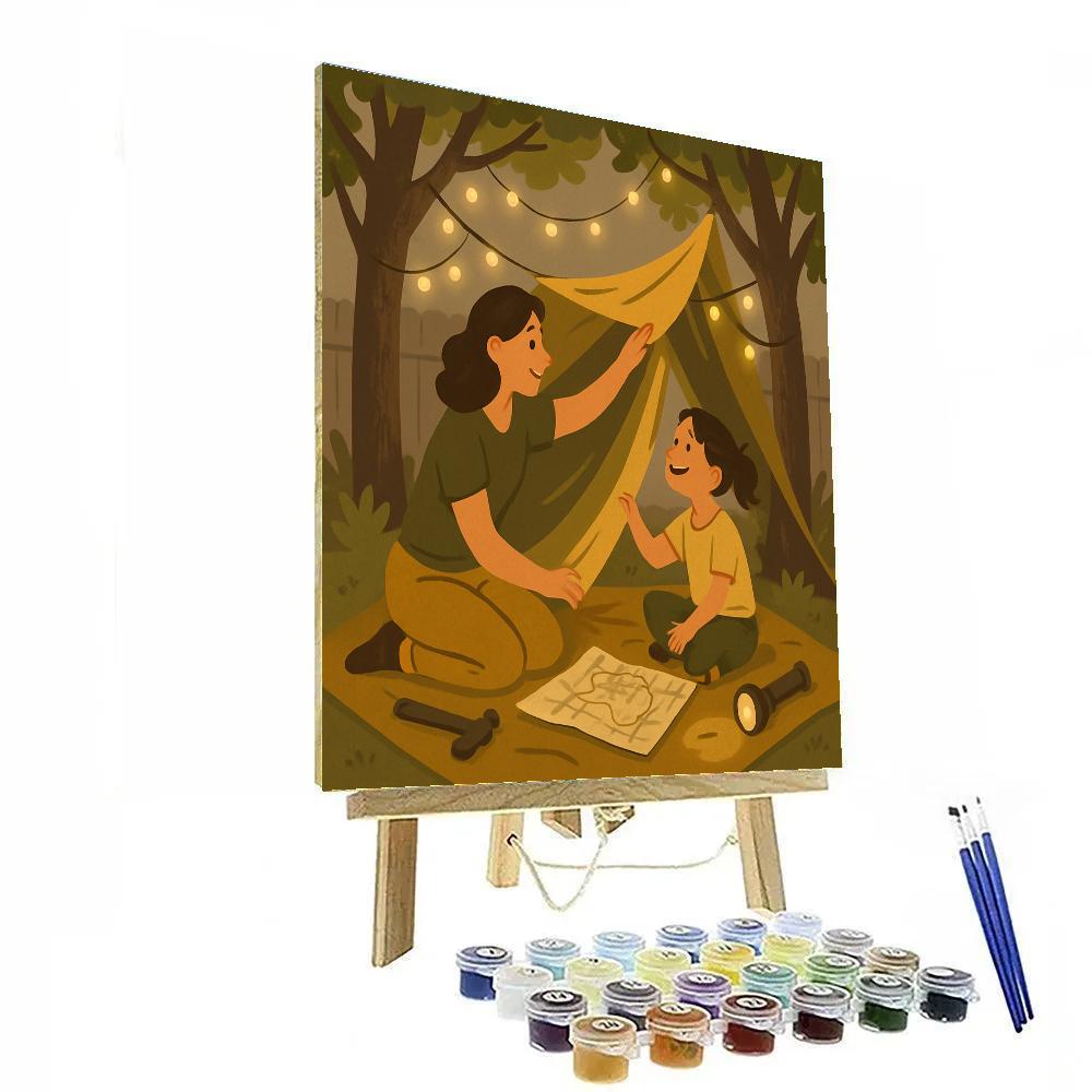 Backyard Fort Builders Numbered painting kits