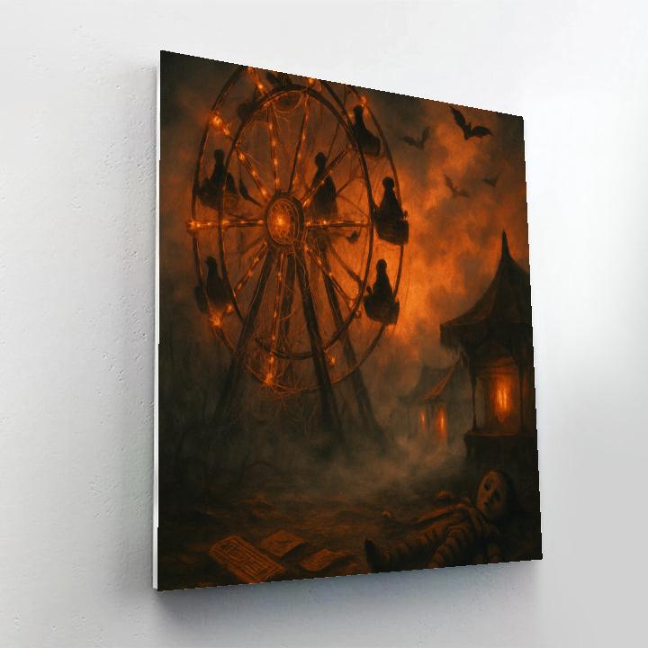 Midnight Ferris Of Forgotten Fair paint by color