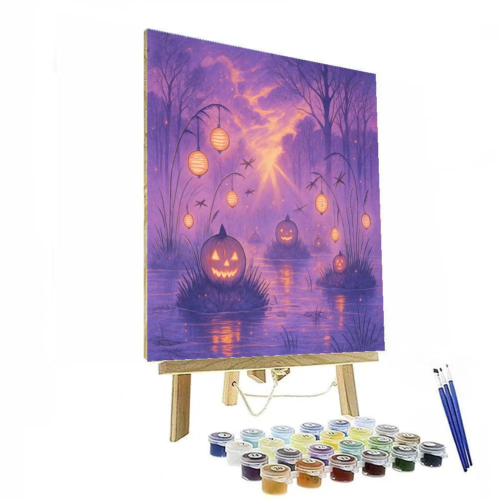 Lantern Reef Of Autumn Marsh paint by number