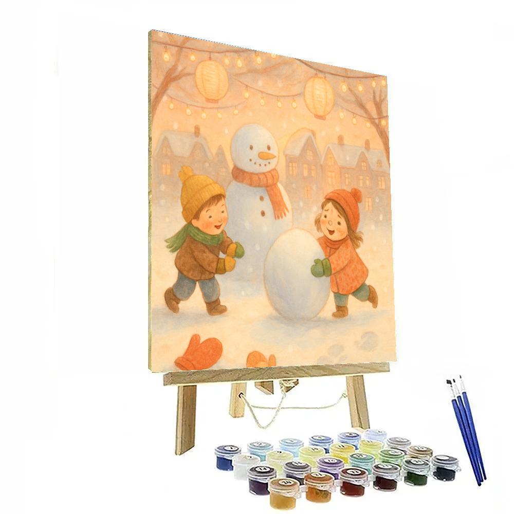 Children Of The First Snow Paint by numbers art