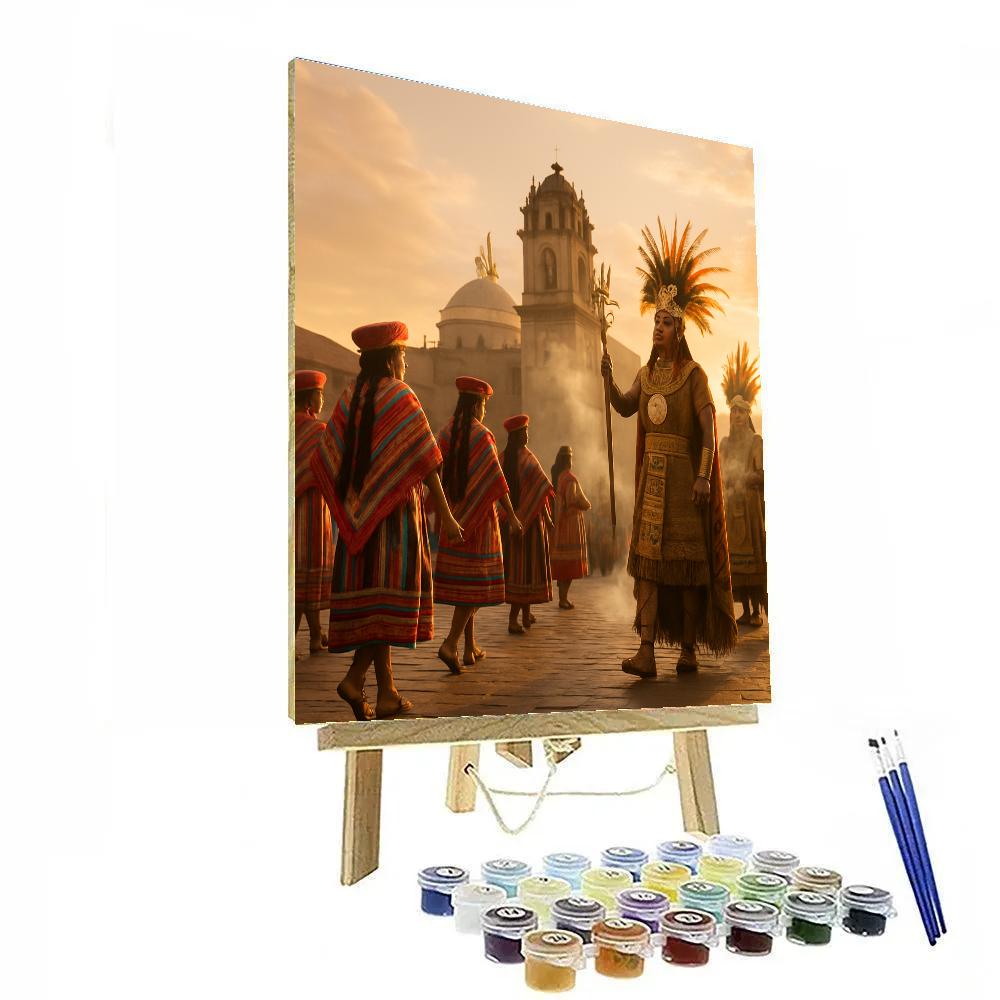 Inti Raymi Cusco Ceremonial Dance Painting by numbers kit