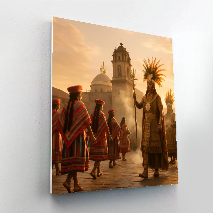 Inti Raymi Cusco Ceremonial Dance Painting by numbers kit