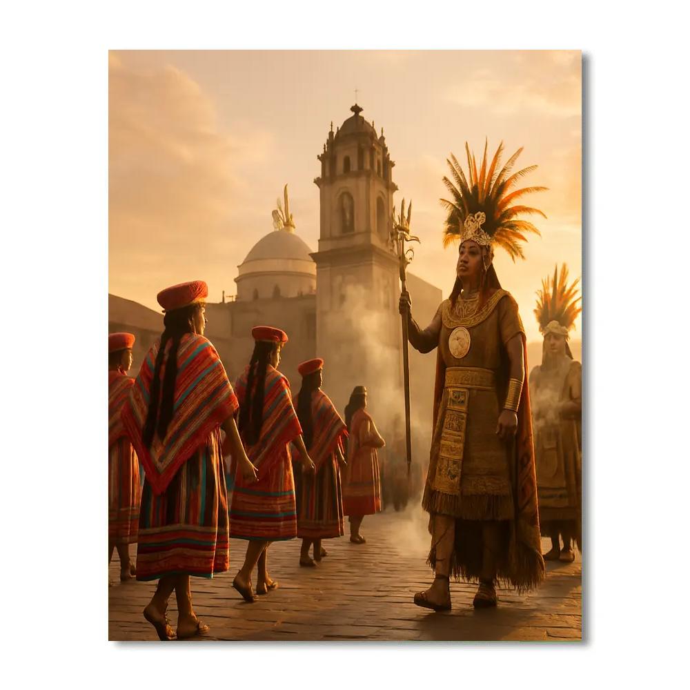 Inti Raymi Cusco Ceremonial Dance Painting by numbers kit