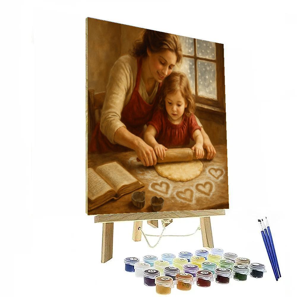 Holiday Baking Heirloom paint by numbers
