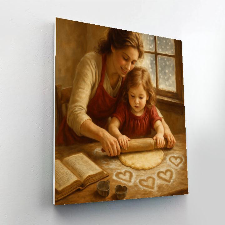 Holiday Baking Heirloom paint by numbers