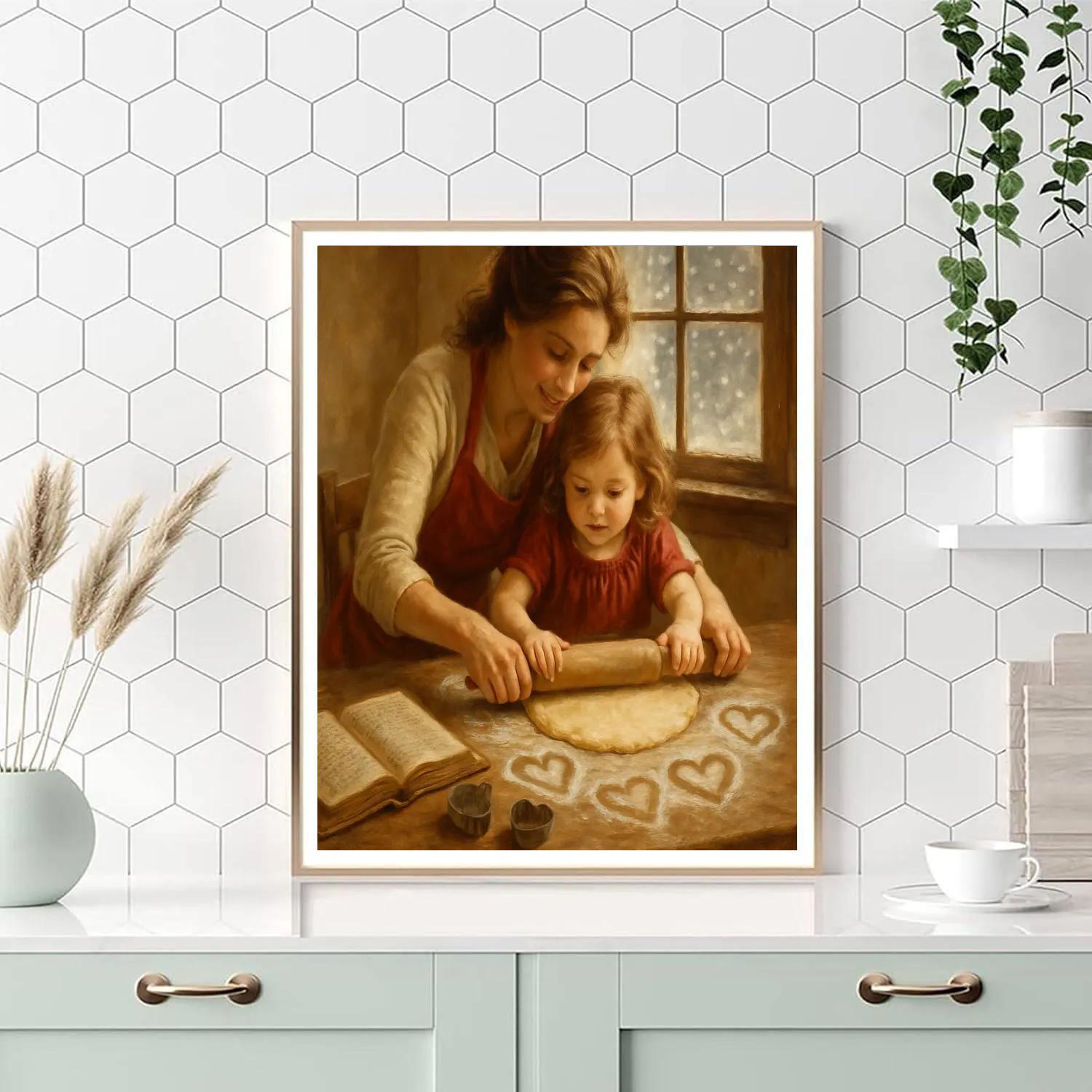 Holiday Baking Heirloom paint by numbers