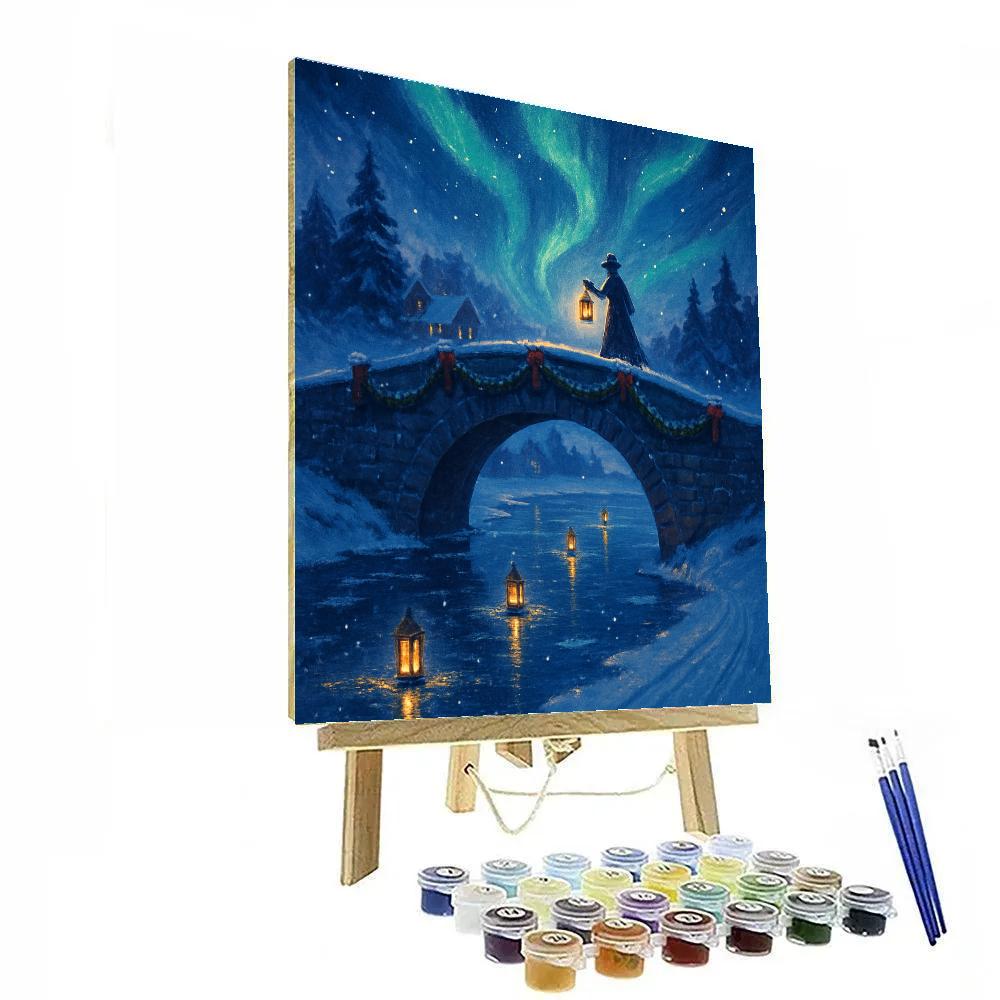 Lantern Bridge Crossing Number painting