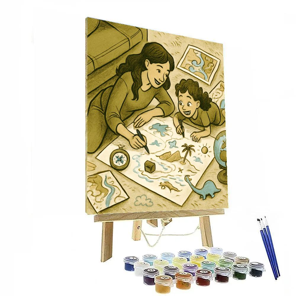 Map Making Adventure Number painting