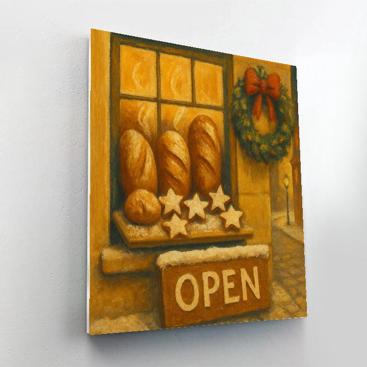 Pinecone Corner Bakery Paint by numbers art