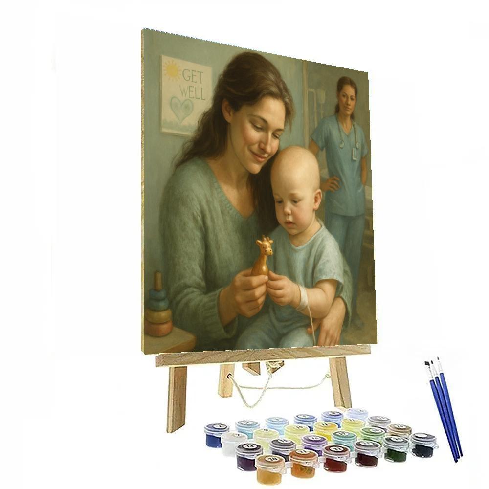 Hospital Visit Courage Paint by numbers art