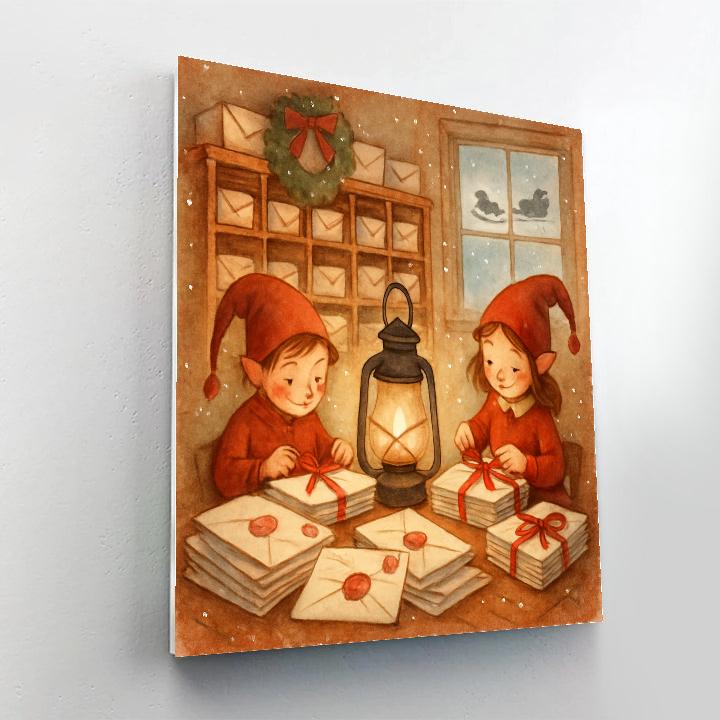 Polar Mailroom Magic Numbered painting kits
