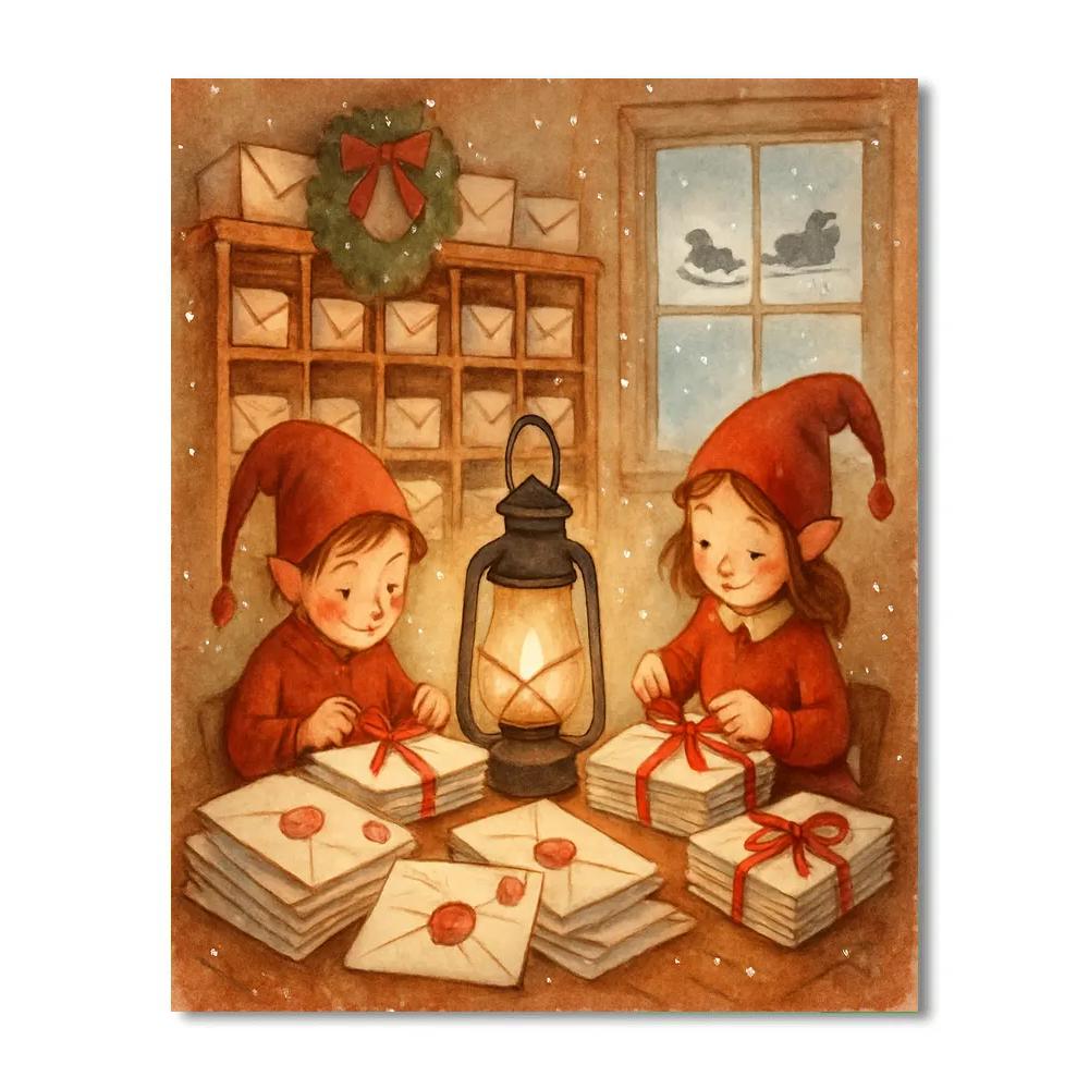 Polar Mailroom Magic Numbered painting kits
