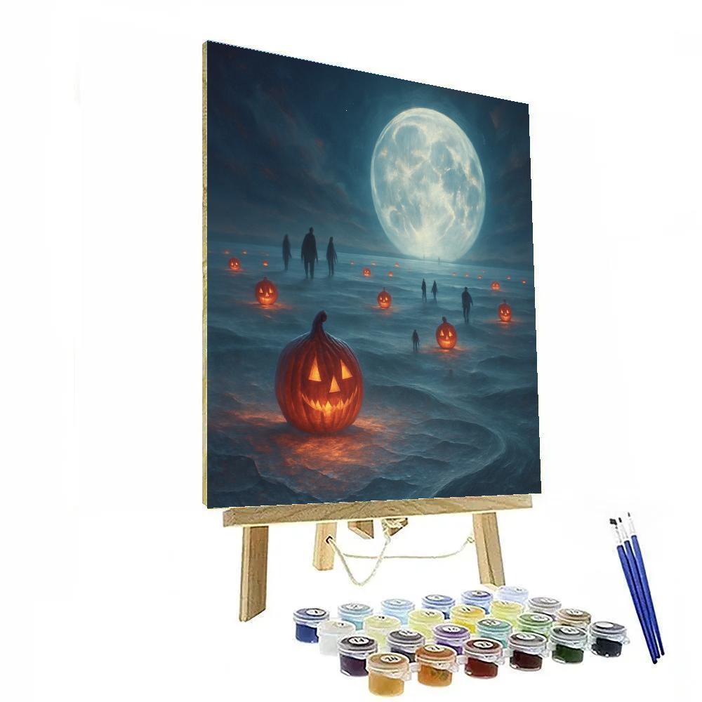Lanterns Of The Salt Flats Numbered painting kits