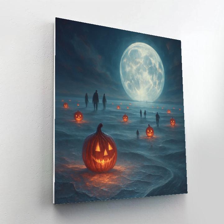 Lanterns Of The Salt Flats Numbered painting kits