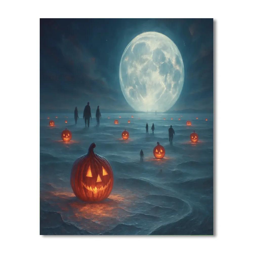 Lanterns Of The Salt Flats Numbered painting kits