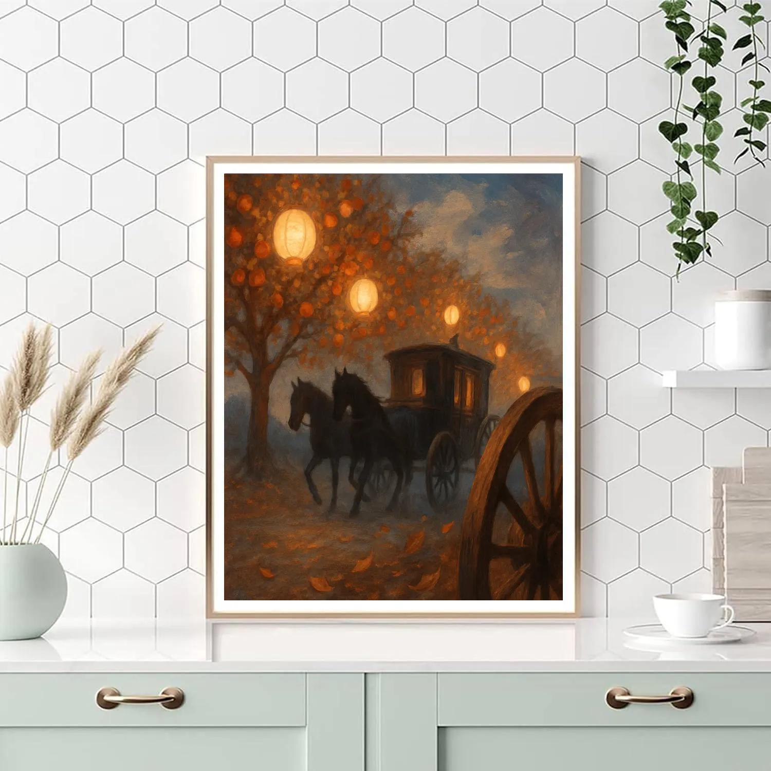 The Gloaming Orchard Carriage Numbered painting kits