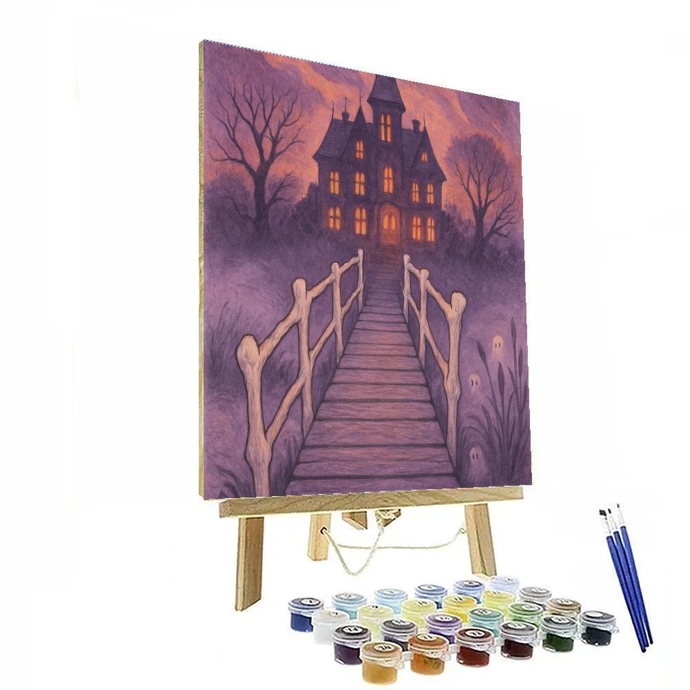 Bonebridge At Dusk DIY paint by numbers