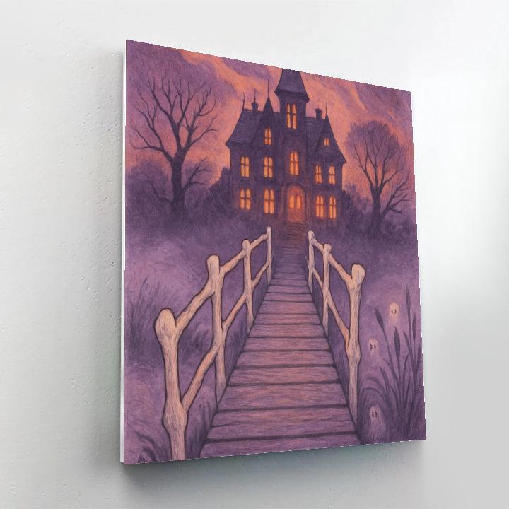 Bonebridge At Dusk DIY paint by numbers