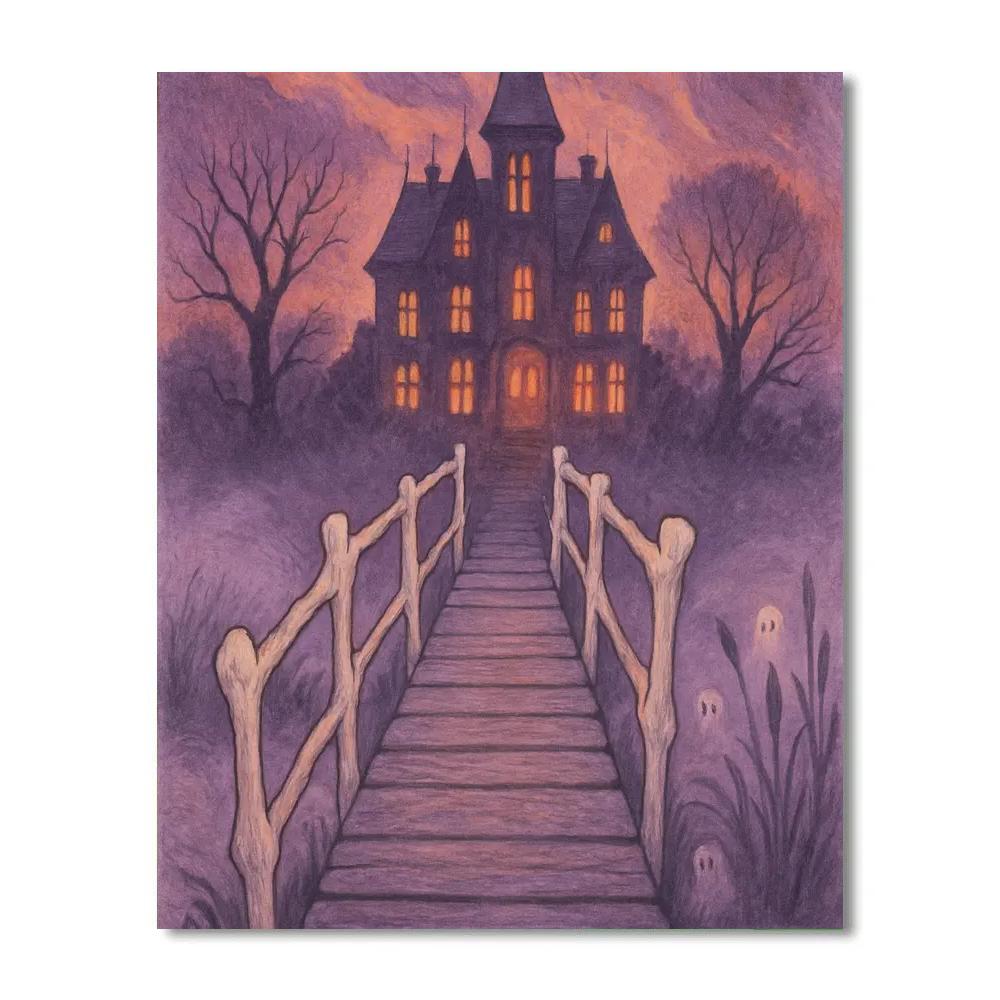 Bonebridge At Dusk DIY paint by numbers