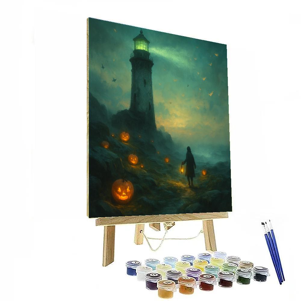 Mothlight Path To The Lighthouse Numbered painting kits