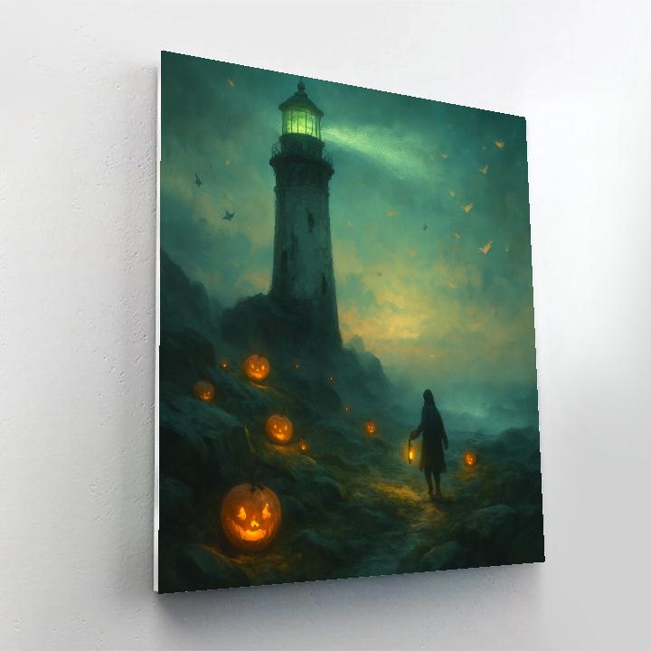 Mothlight Path To The Lighthouse Numbered painting kits