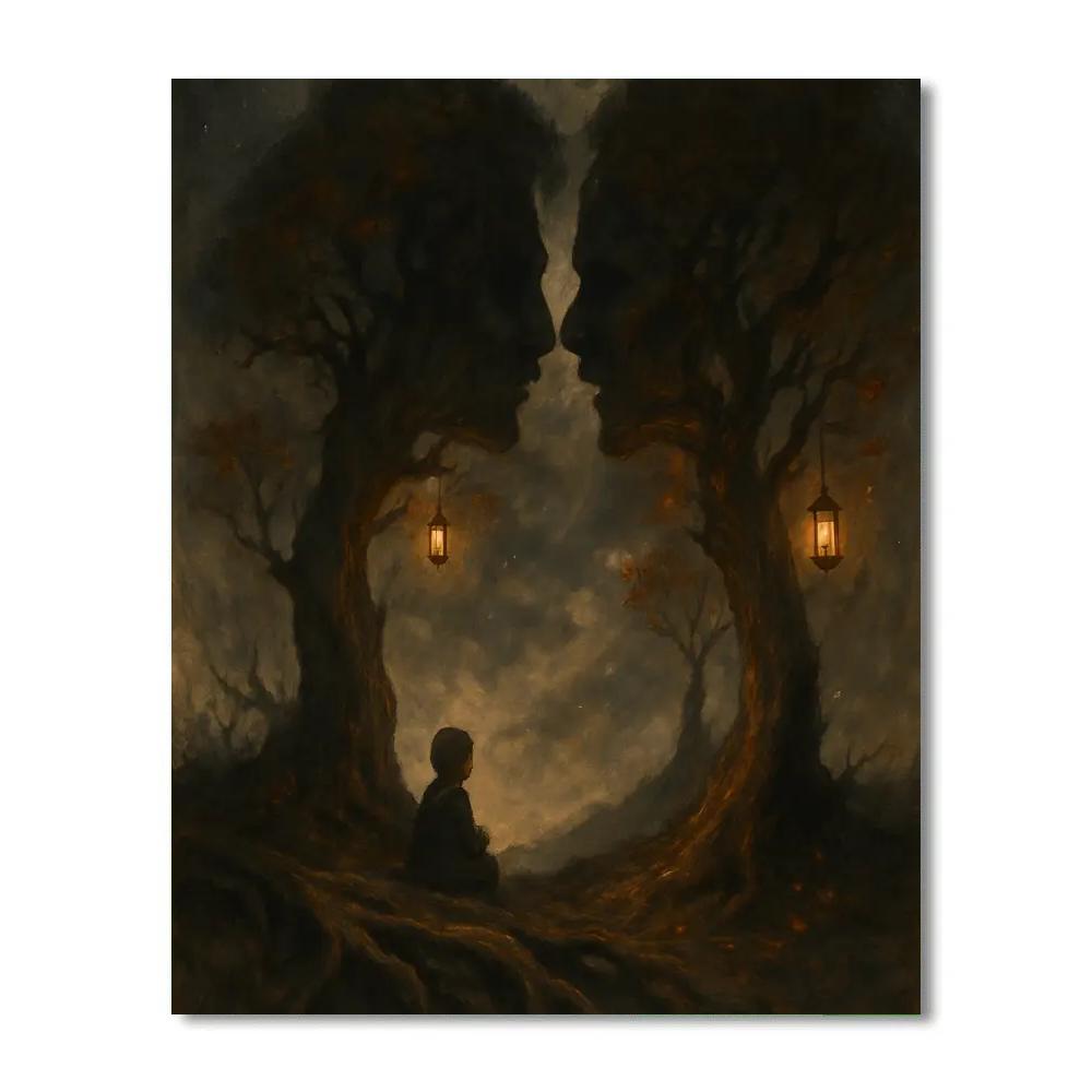 Ridge Of The Whispering Trees Numbered painting kits