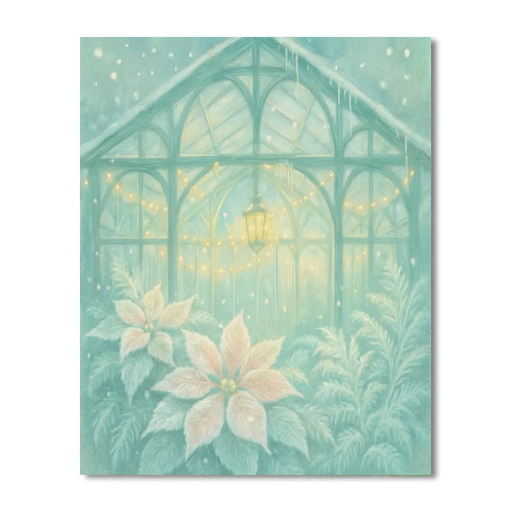 Frost Flower Conservatory Numbered painting kits