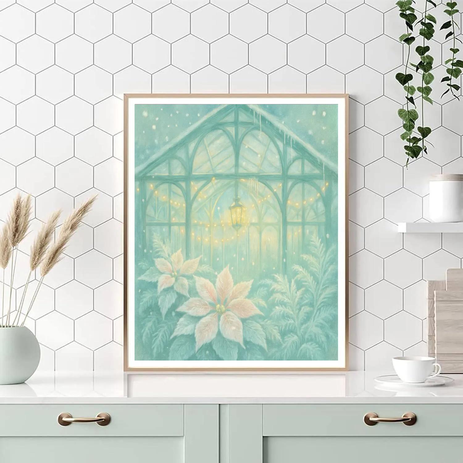 Frost Flower Conservatory Numbered painting kits