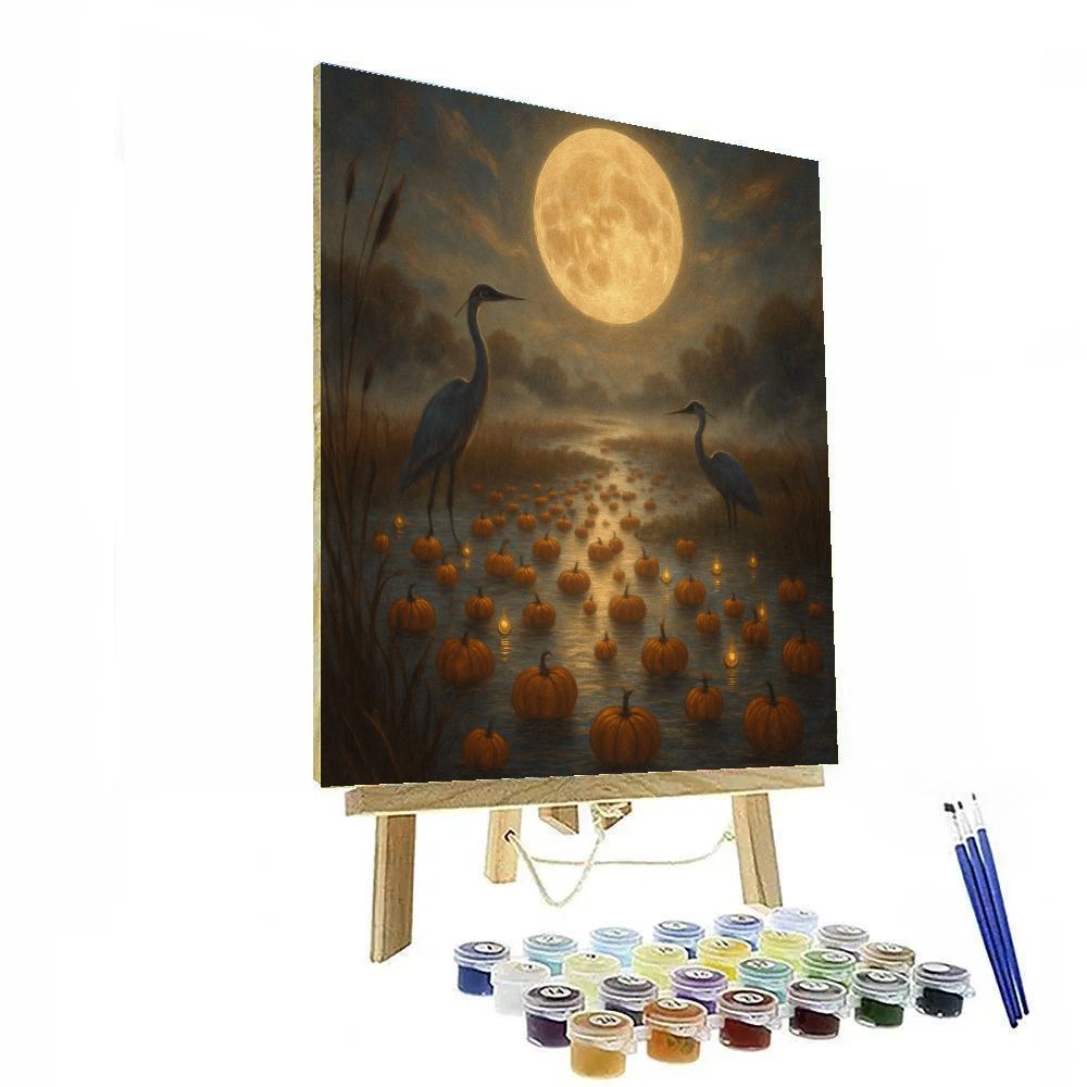Pumpkin Tide Of The Salt Marsh painting number kit